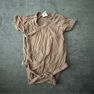 Kate Quinn Bamboo Collection Tan Onesie